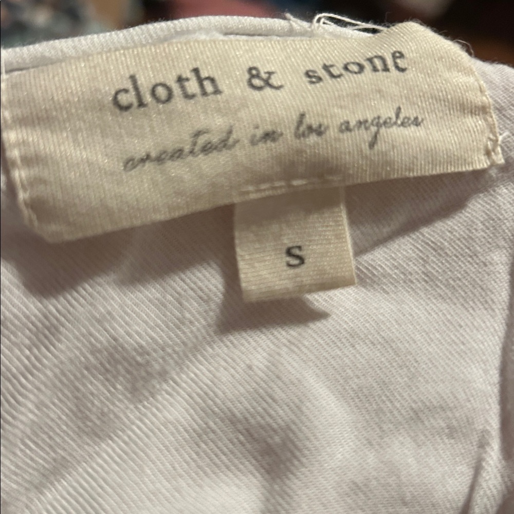 Cloth & Stone Cream Blouse